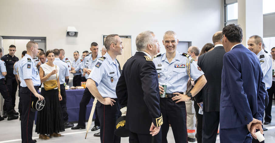 Inauguration du centre de secours