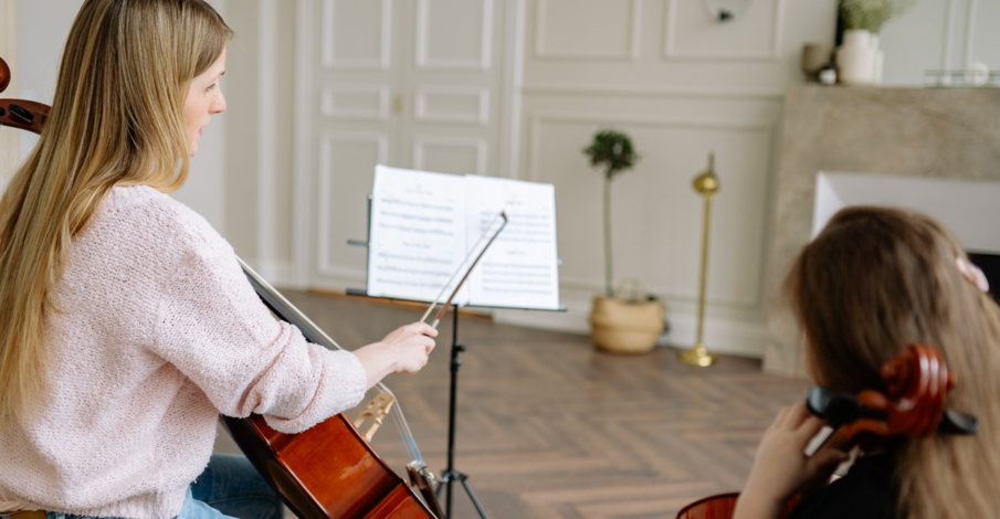Création d'un ensemble de violoncelles