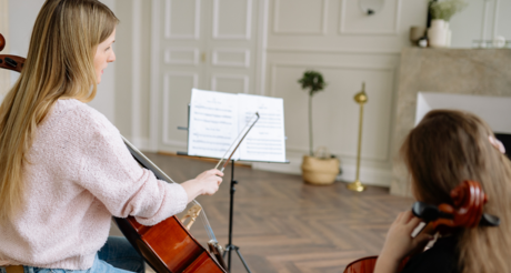 Création d'un ensemble de violoncelles