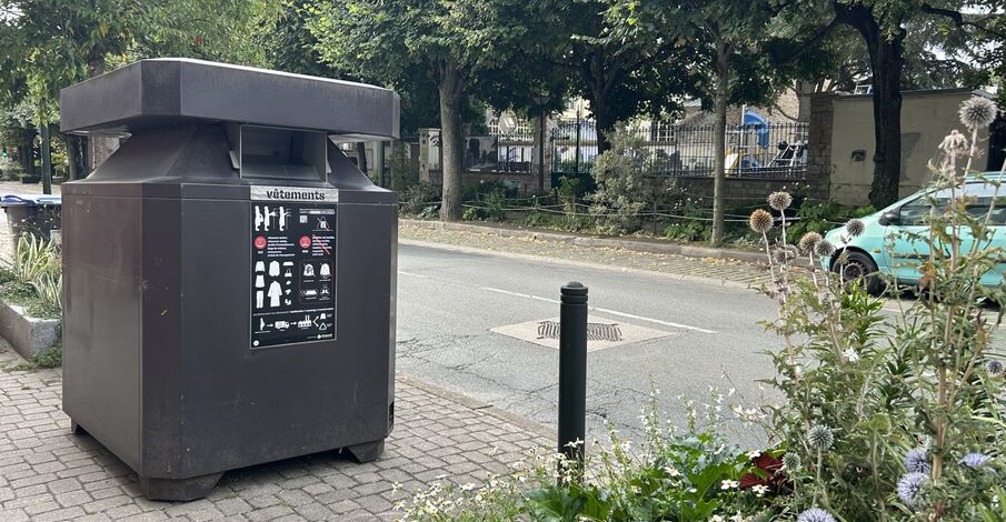 Des bornes pour vos textiles !