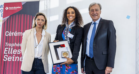 Odile Lacoin récopensée au trophée "Elles en seine"