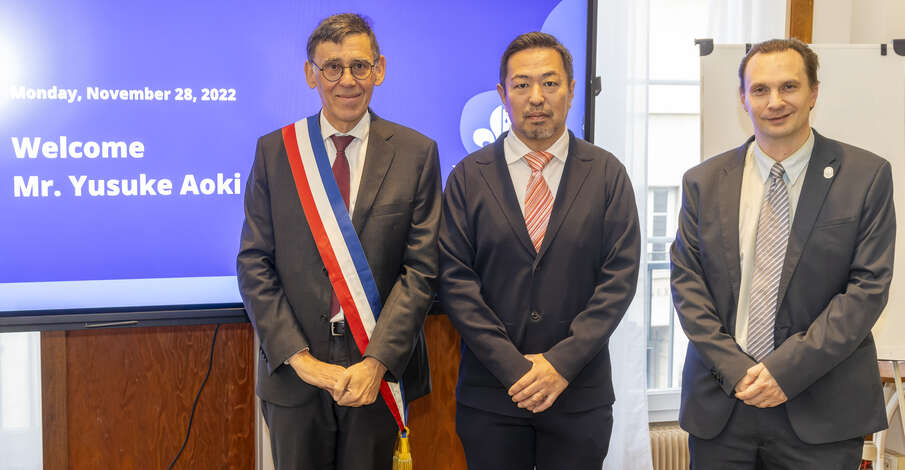 Visite de la délégation japonaise