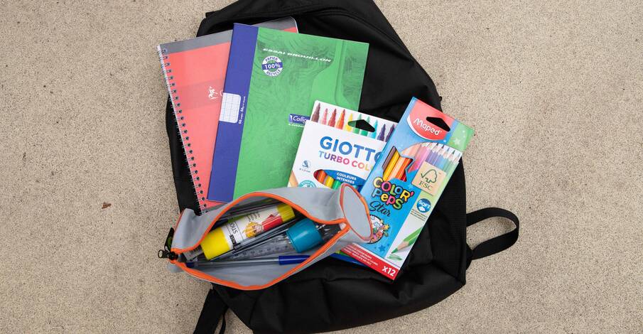 Kit de fournitures scolaires