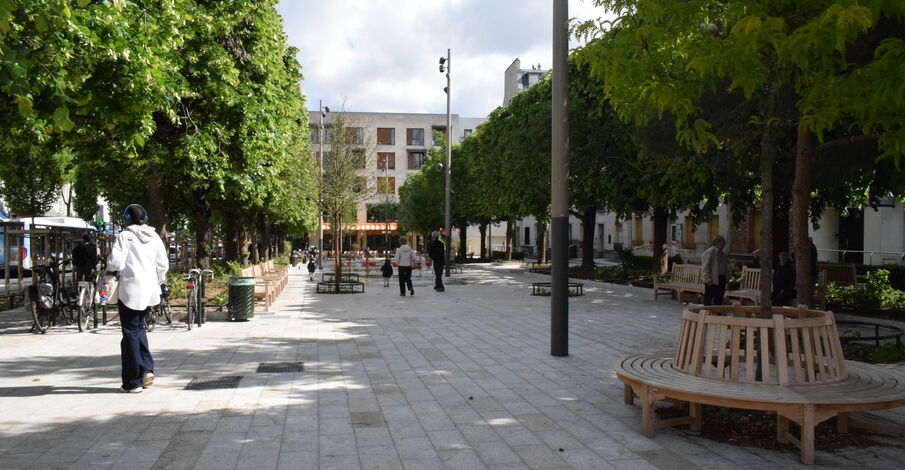 Inauguration de la place Condorcet