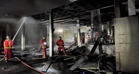 Incendie dans le passage du marché - spectacles au théâtre de l'Agoreine reporgrammés