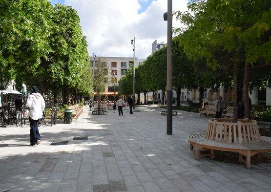 Inauguration de la place Condorcet