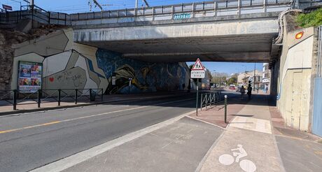 Rénovation du pont du RER B - Rue de Fontenay