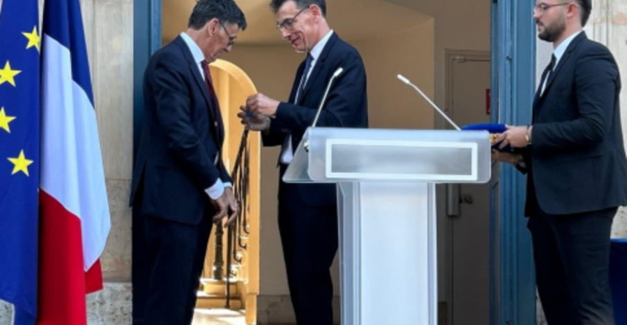Patrick Donath élevé au grade d'Officier dans l'ordre national du Mérite